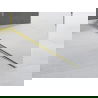 Mexen Line-B profil en pente pour verre 120 cm droit, or brossé - 185504120R