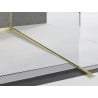 Mexen Line-B bandeau de pente pour verre 180 cm droit, brosse dorée - 185504180R