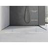 Mexen Line-B profil d'inclinaison pour verre 120 cm droit, noir - 187004120R