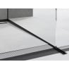 Mexen Line-B lèvre de verre en pente 120 cm droite, noire - 187004120R