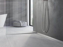 Mexen Line-B liste de pente pour verre 120 cm gauche, inox - 181004120L