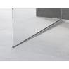 Mexen Line-B plinthe de pente pour verre 120 cm gauche, inox - 181004120L