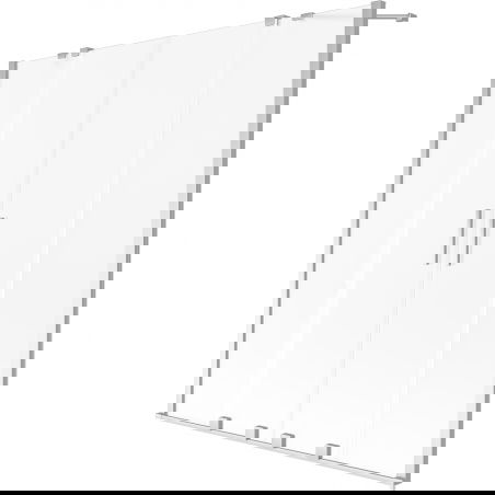 Mexen Velar Duo paroi de baignoire coulissante 2 panneaux 140 x 150 cm, givre, chrome - 896-140-000-32-01