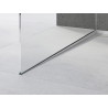 Mexen Line-B bande de pente pour verre 180 cm gauche, inox - 181004180L