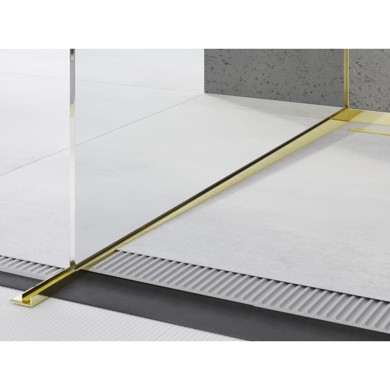 Mexen Line-B rail de pente pour verre 180 cm gauche, doré - 185004180L