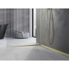 Mexen Line-B corniche inclinée pour verre 120 cm gauche, brosse dorée - 185504120L