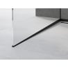 Mexen Line-B bande d'écoulement pour verre 120 cm gauche, noir - 187004120L