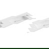 Mexen Otis double vasque encastrée dans le plan 141 x 46,5 cm, blanc mat - 25181401D