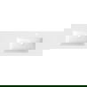 Mexen Otis lavabo encastré double 161 x 46,5 cm, blanc brillant - 25181600D