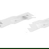 Mexen Otis lavabo encastré dans le plan double 161 x 46,5 cm, blanc mat - 25181601D