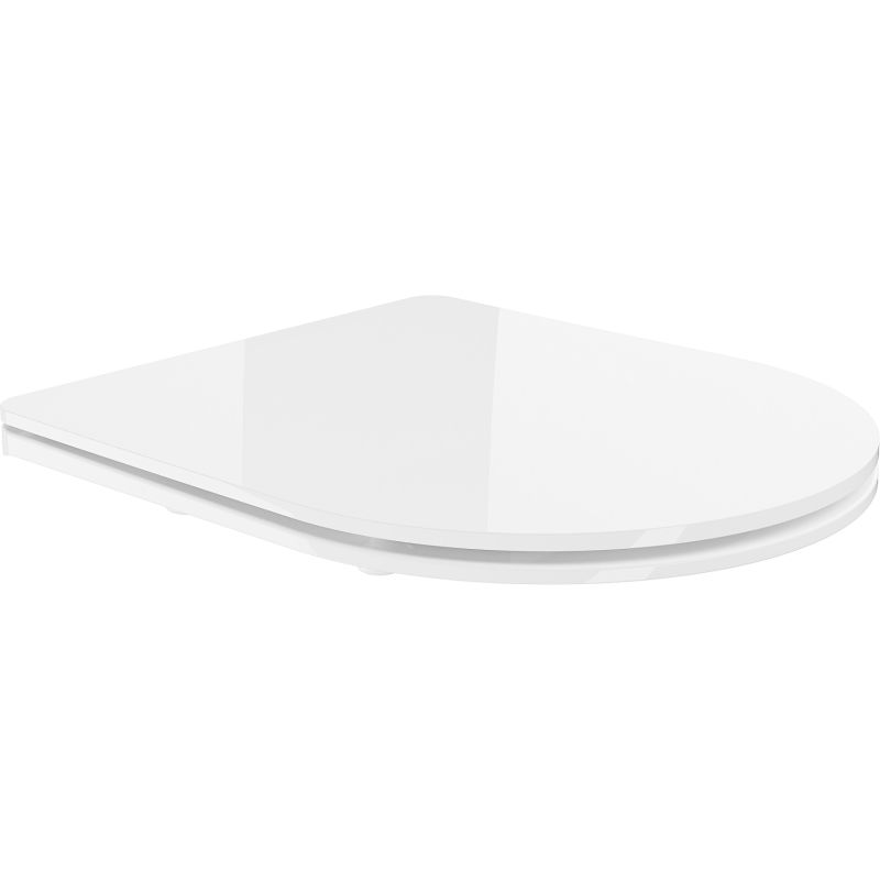 Mexen abattant de toilette à fermeture lente, slim, duroplast, blanc brillant - 39224000