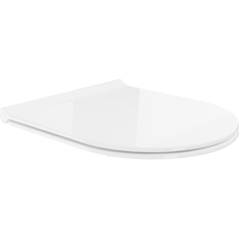 Mexen abattant slim à descente amortie, duroplast, blanc brillant - 39050100