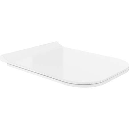 Mexen siège de toilette à descente lente slim, duroplast, blanc brillant - 39070100