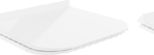 Mexen siège de toilette à fermeture lente, duroplast, Blanc - 39070100