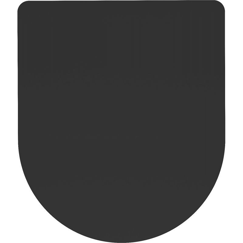 Mexen abattant de toilette à descente progressive slim, duroplast, noir mat - 39224085