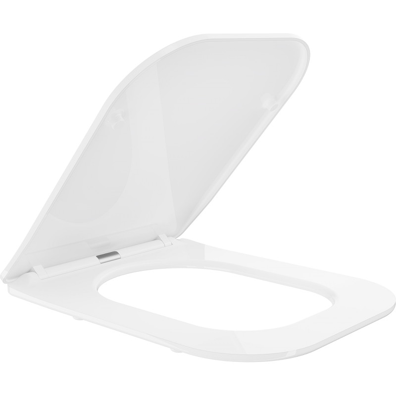 Mexen abattant à descente lente slim, duroplast, blanc brillant - 39060100