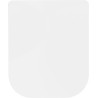 Mexen abattant à descente lente slim, duroplast, blanc brillant - 39060100