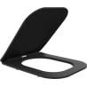 Mexen siège de toilette à fermeture lente, duroplast, Noir - 39060185