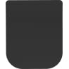 Mexen siège de toilette à fermeture lente, duroplast, Noir - 39060185