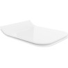 Mexen abattant à descente lente slim, duroplast, blanc brillant - 39080100