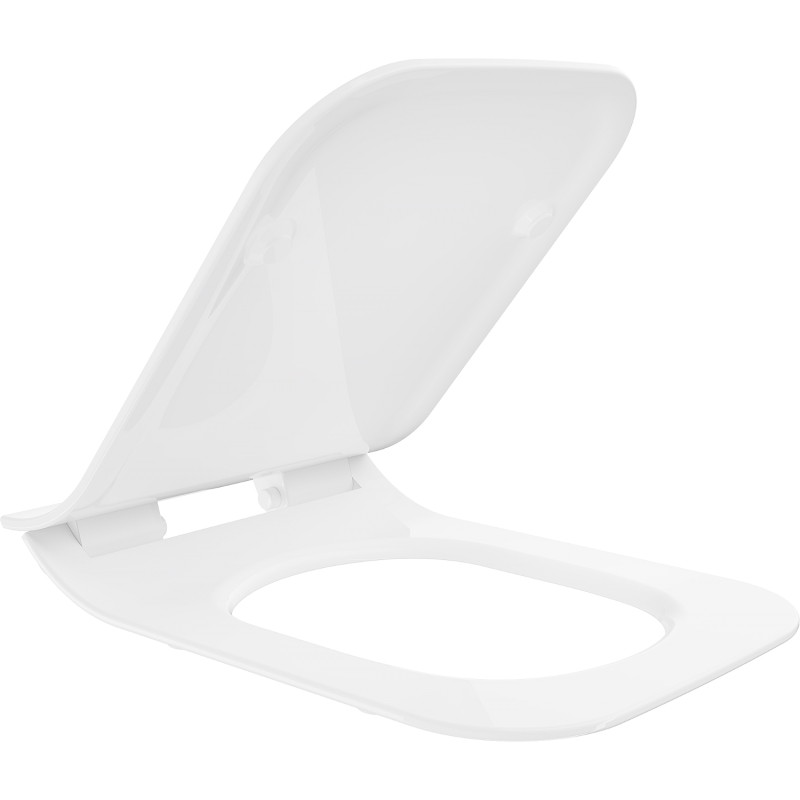 Mexen abattant à descente lente slim, duroplast, blanc brillant - 39080100