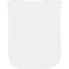 Mexen abattant à descente progressive slim, duroplast, blanc brillant - 39080100