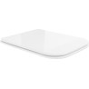 Mexen abattant à descente amortie slim, duroplast, blanc brillant - 39090100