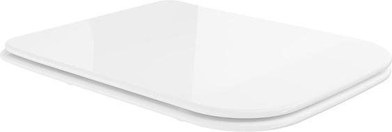 Mexen abattant à descente amortie slim, duroplast, blanc brillant - 39090100