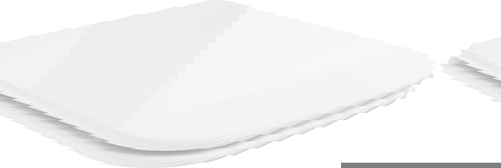 Mexen siège de toilette à fermeture lente, duroplast, Blanc - 39090100