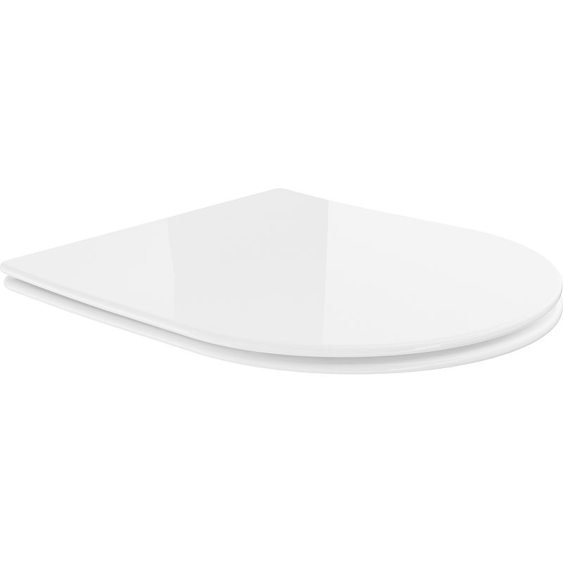 Mexen siège de toilette à fermeture lente, duroplast, Blanc - 39040100
