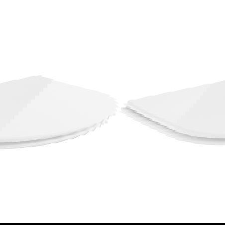 Mexen siège de toilette à fermeture lente, duroplast, Blanc - 39040100