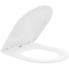 Mexen abattant à descente progressive slim, duroplast, blanc brillant - 39040100