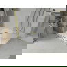 Mexen Lima cabine de douche pliante 100 x 100 cm, transparent, or + receveur Flat - 856-100-100-50-00-4010
