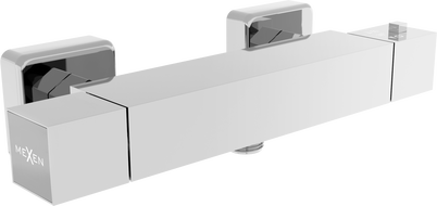 Mexen Cube robinet de douche thermostatique, chrome - 77200-00