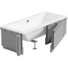 Mexen X-ST coffrage en polystyrène LED pour baignoire rectangulaire 160-190 x 70-90 cm, blanc - 55021-01