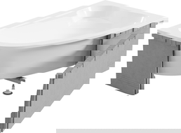 Mexen X-ST coque en polystyrène pour baignoire d'angle 240 cm, blanche - 55022-00