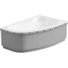 Mexen X-ST boîtier en polystyrène LED pour baignoire d'angle 240 cm, blanc - 55022-01