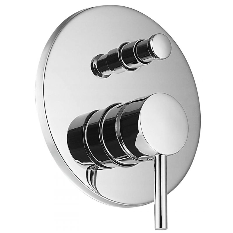 Mexen Lua robinet de baignoire pour installation encastrée, Chrome - 72835-00