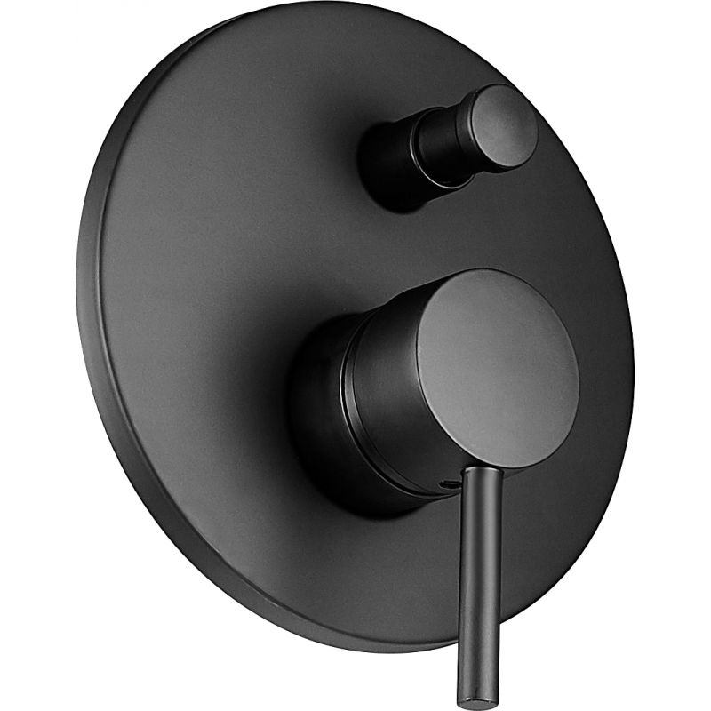 Mexen Lua robinet de baignoire pour installation encastrée, Noir - 72835-70