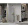 Mexen Lima Duo cabine de douche pliante 100 x 100 cm, transparent, dorée - 856-100-100-50-00-02