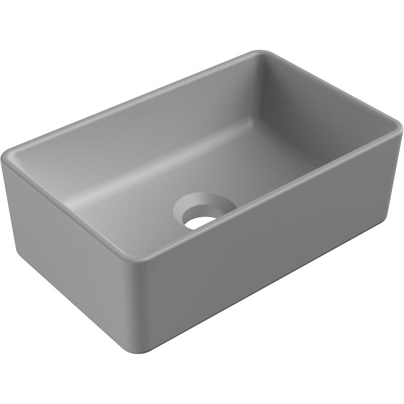 Mexen Nadia lavabo à poser 36 x 23 cm, gris clair mat - 21613661