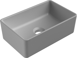 Mexen Nadia vasque à poser 36 x 23 cm, gris clair mat - 21613661