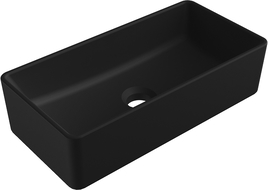 Mexen Nadia lavabo de comptoir 46 x 23 cm, Noir mat - 21614685