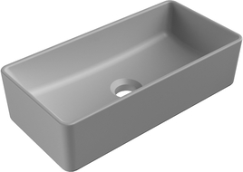 Mexen Nadia lavabo à poser 46 x 23 cm, gris clair mat - 21614661