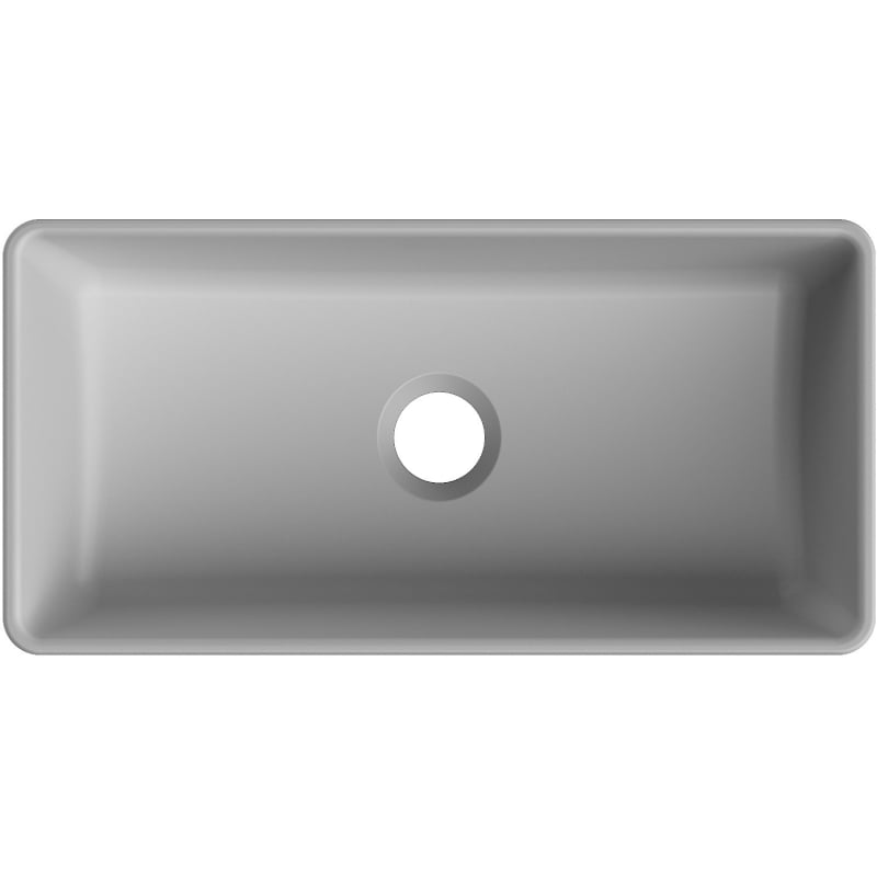Mexen Nadia lavabo à poser 46 x 23 cm, gris clair mat - 21614661