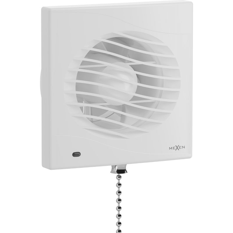 Mexen DXS Ventilateur de salle de bain 100, interrupteur à cordon, blanc - W9603-100K-00