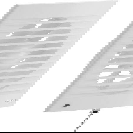 Mexen EXS 150 ventilateur de salle de bains, interrupteur à tirette, blanc - W9604-150K-00