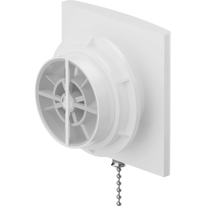 Mexen EXS 100 ventilateur de salle de bain, interrupteur à cordon, blanc - W9604-100K-00