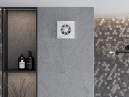 Mexen EXS 100 ventilateur de salle de bain, interrupteur à cordon, blanc - W9604-100K-00