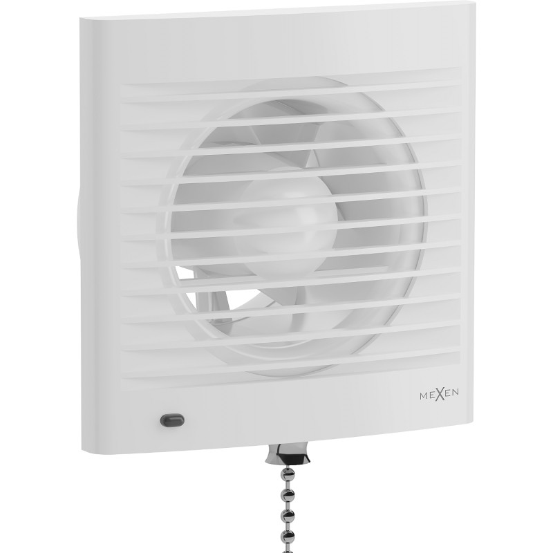 Mexen EXS 100 ventilateur de salle de bain, interrupteur à cordon, blanc - W9604-100K-00
